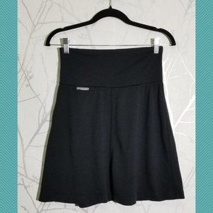 Icebreaker Black 100% Merino Wool Short Villa Skirt